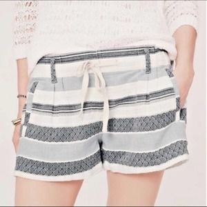 Lou & Grey Causal Striped Printed Drawstring Short